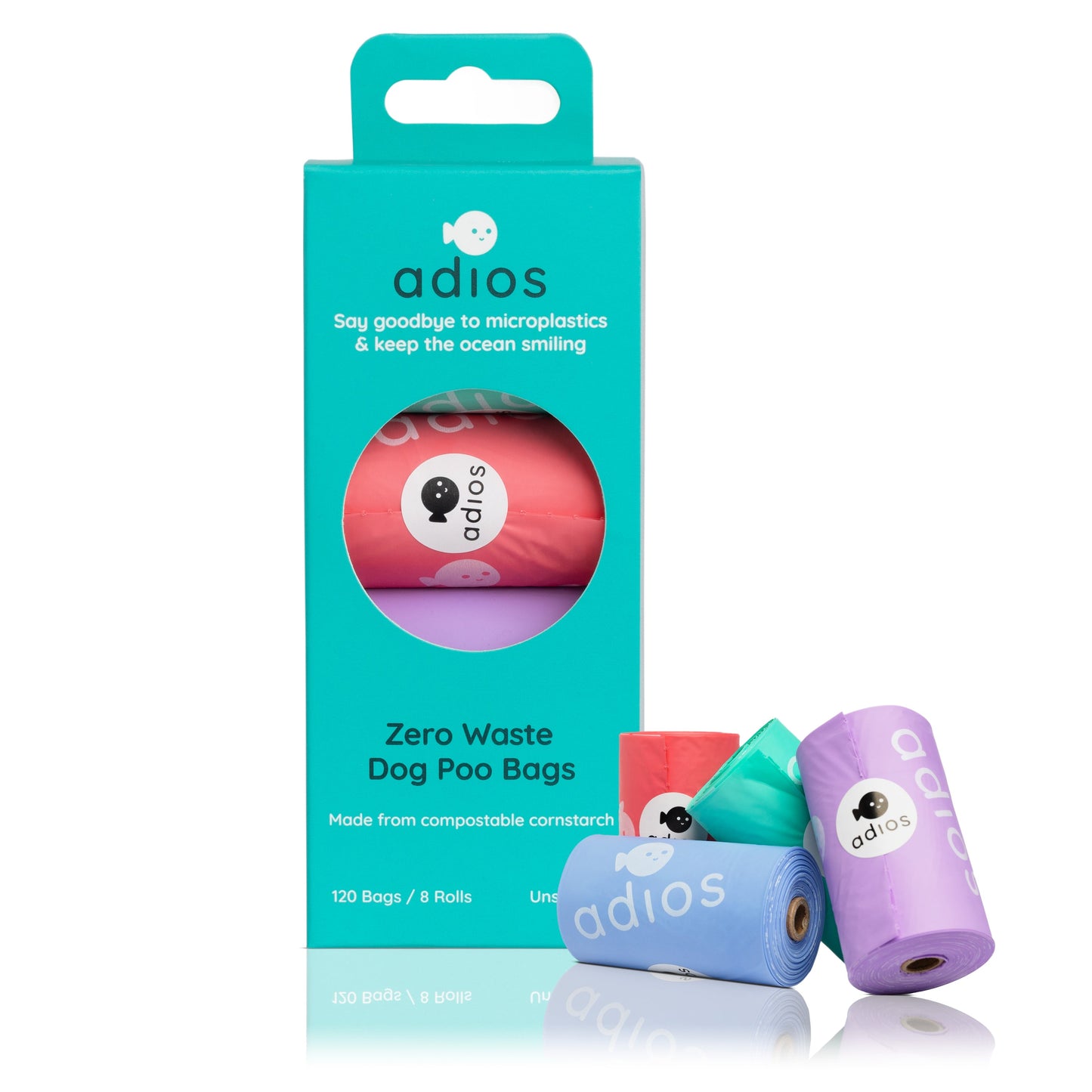 Adios Single Roll Poo Bags