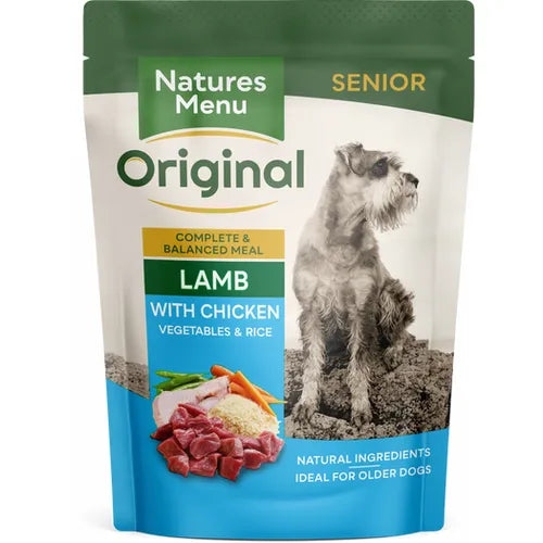 Natures Menu Senior Lamb 300g Pouch
