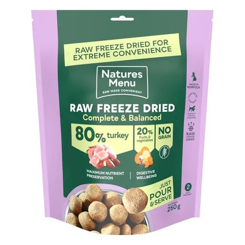 Natures Menu Freeze Dried Turkey 250g