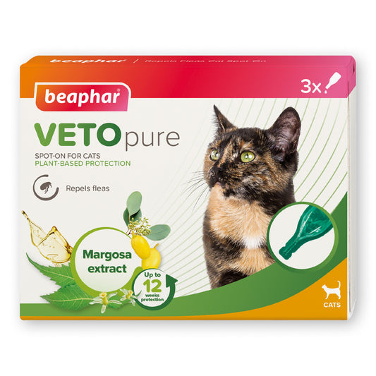 Beaphar Vetopure Cat Spot On x 3