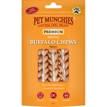 Pet Munchies Buffalo chews small 4 pack
