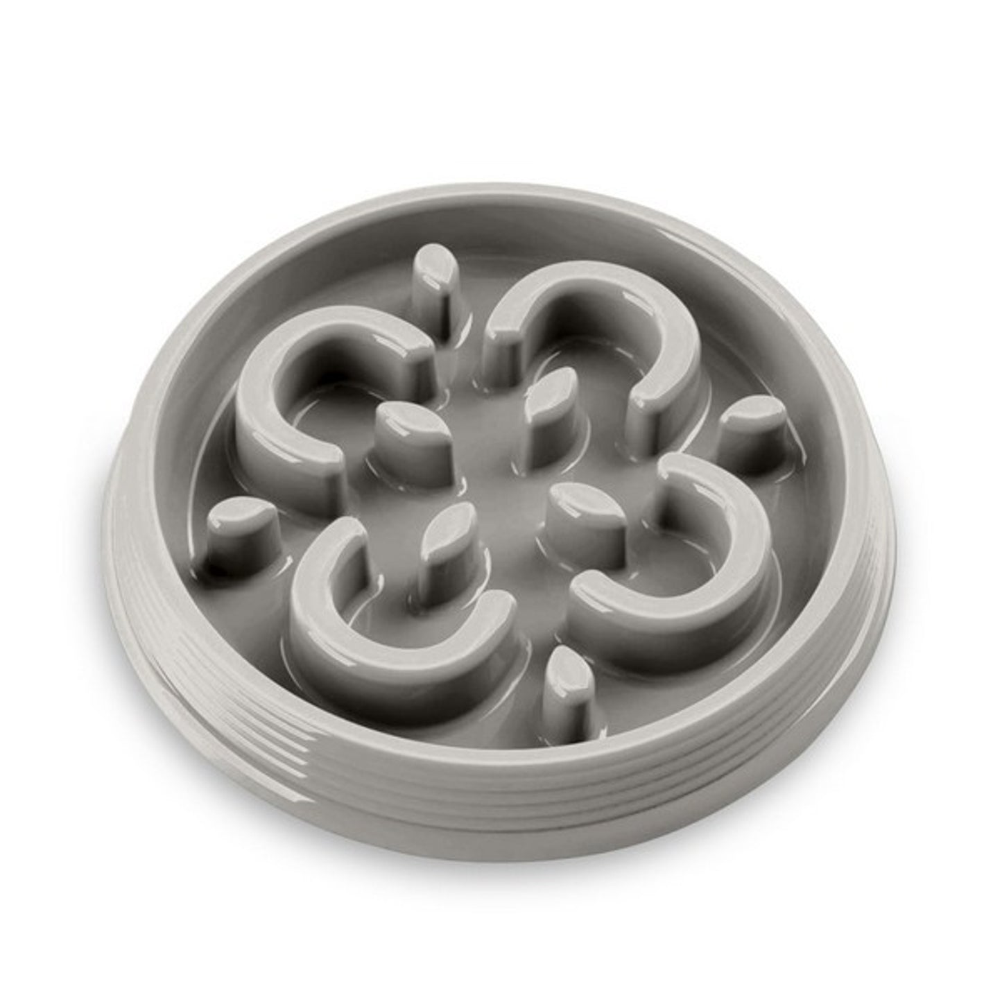 Tarhong Slow Medallion Feeder Small Grey Bowl