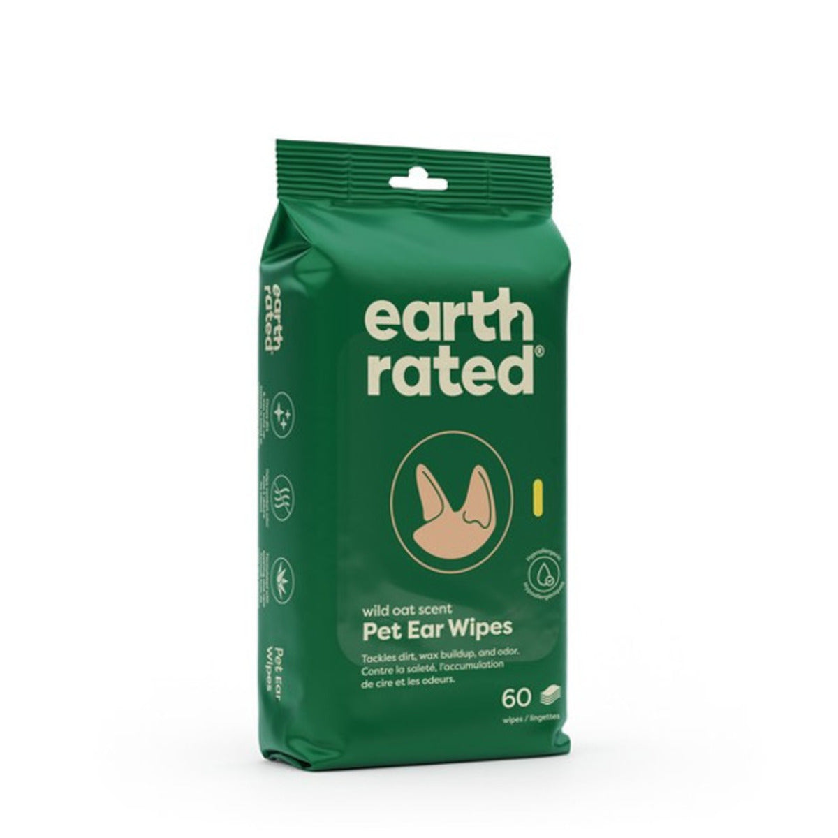 Earth Rated Ear 60 Wipes