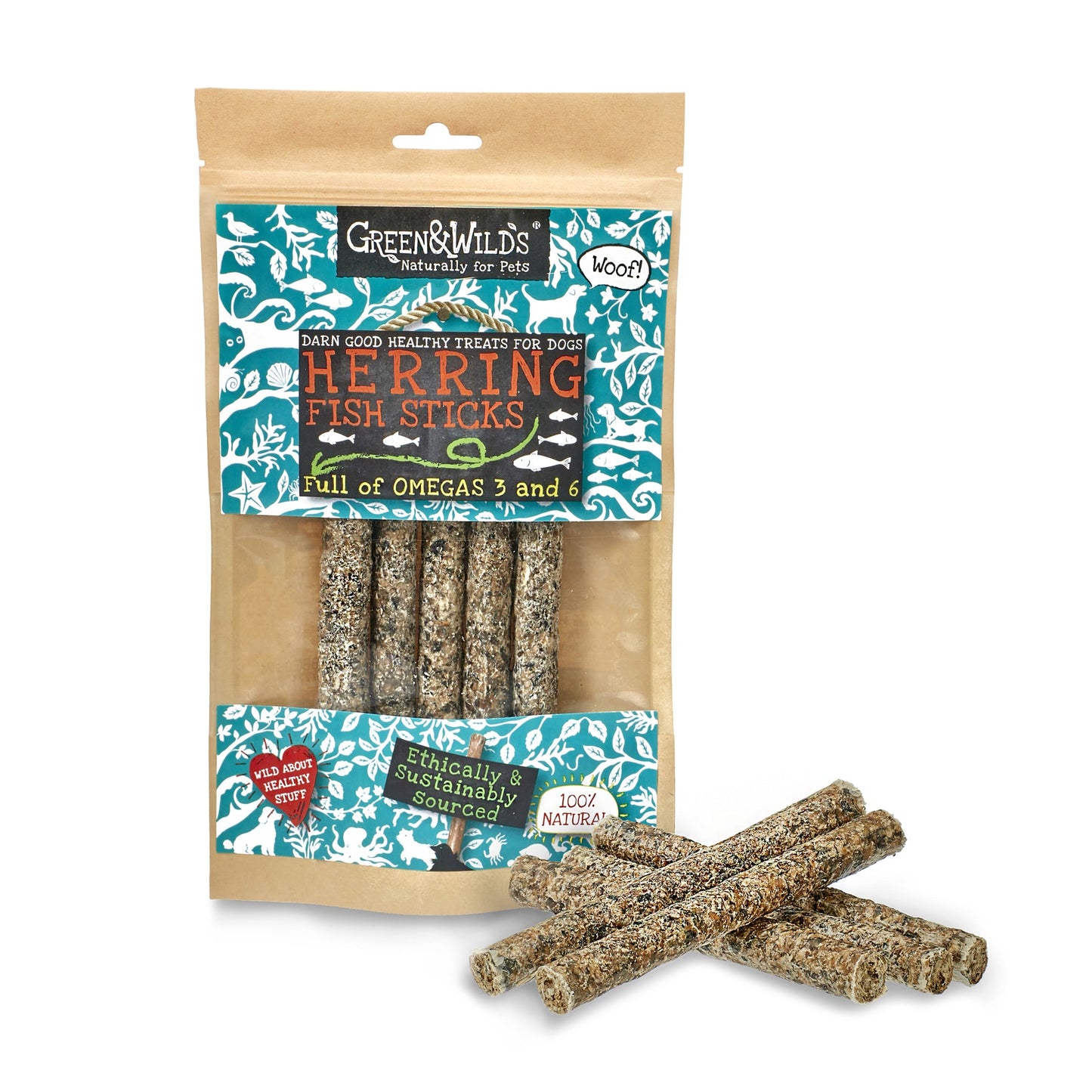 Green & Wilds Herring Fish Sticks