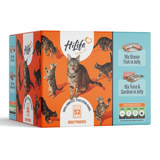 HiLife Cat Ocean Fish Pouch 32Pk x 70g