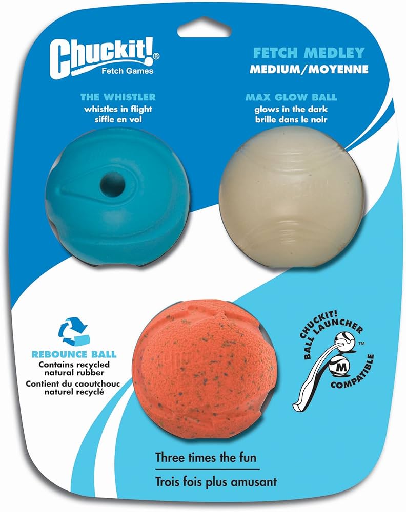 Chuckit! Fetch Medley Medium 3 Pack