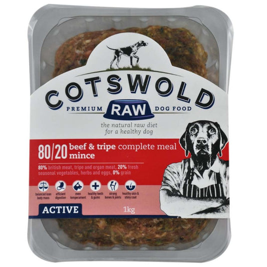 Cotswold Raw Beef & Tripe 1kg