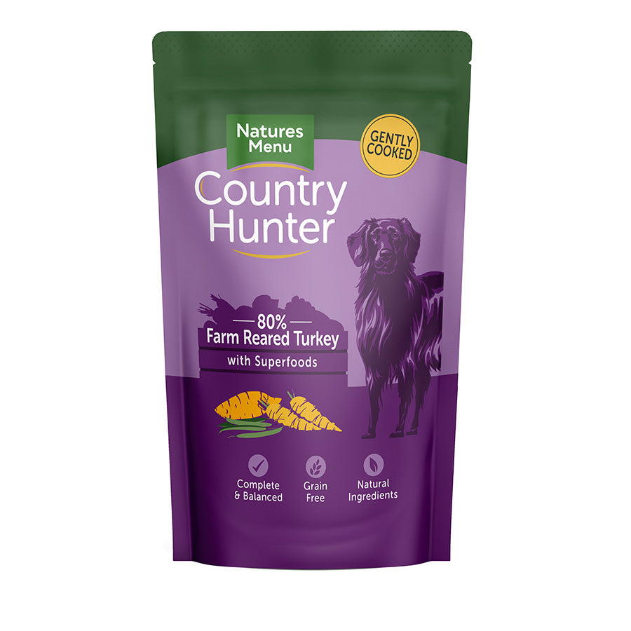 Country Hunter Turkey 150g Pouch - Dog