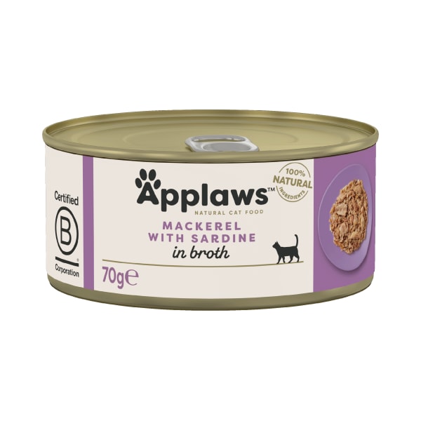 Applaws Cat Can Mackerel & Sardine 70g