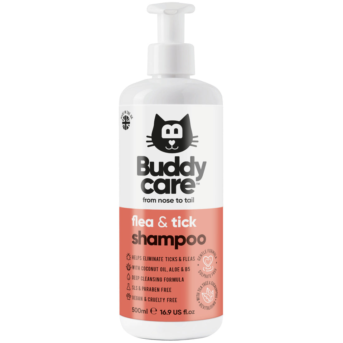 Buddycare Flea & Tick Cat Shampoo