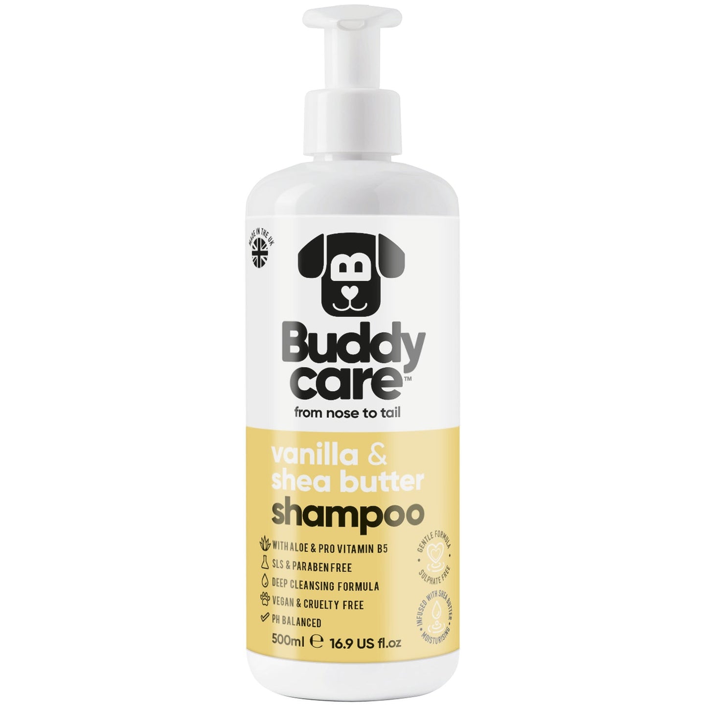 Buddycare Vanilla & Shea Butter Shampoo