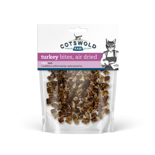 Cotswold Cat Turkey Bites 100g