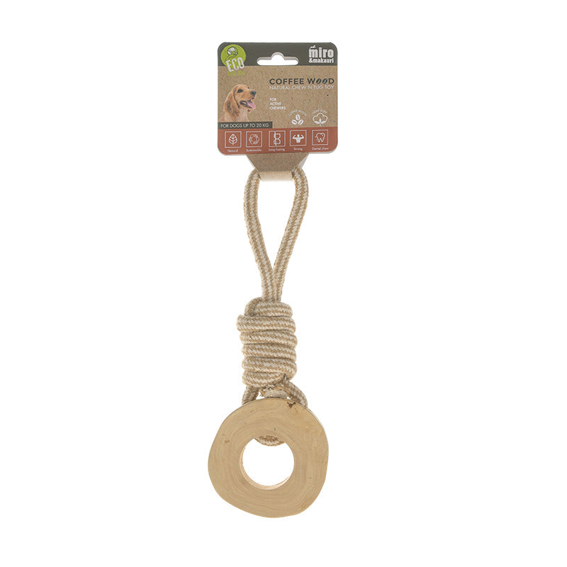 Miro & Makauri Coffee Wood Chew & Tug Toy