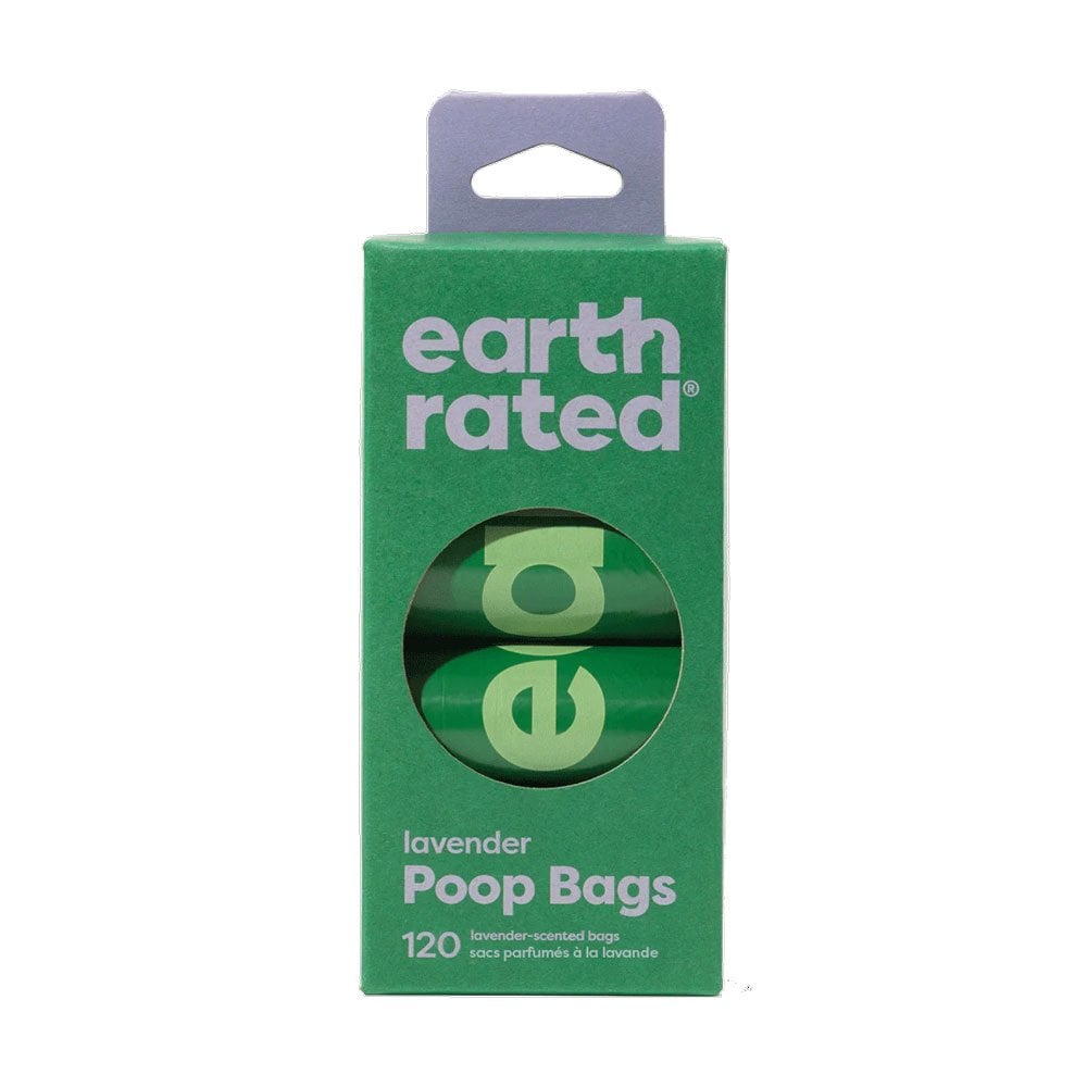 Earth Rated Poo Bags Lavendar 8 x 15
