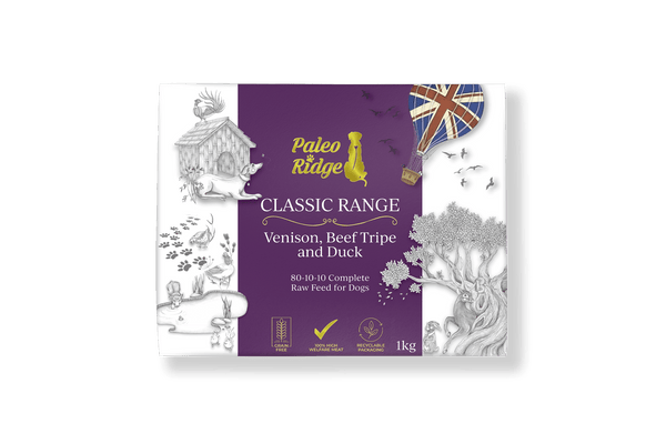 Paleo Ridge Venison Beef Tripe Duck 1kg