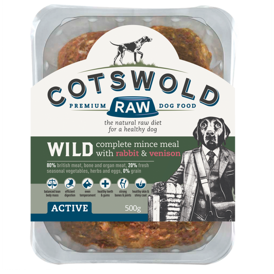 Cotswold Raw Wild Rabbit & Venison 500g