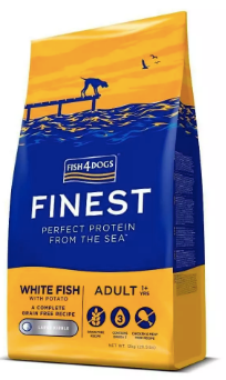 Fish4Dogs White Fish & Potato Large Kibble 1.5kg