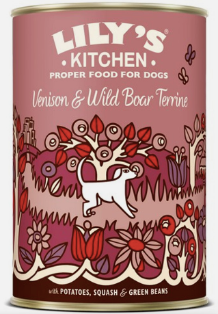 Lilys Kitchen Venison and Boar 400g Dog