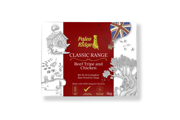 Paleo Ridge Beef Tripe and Chicken 1kg