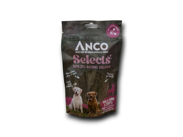 Anco wild game strips with collagen