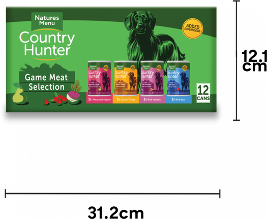 Natures Menu Game meat selection x 12 cans