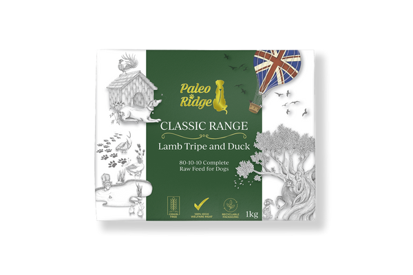 Paleo Ridge Lamb Tripe and Duck 1kg