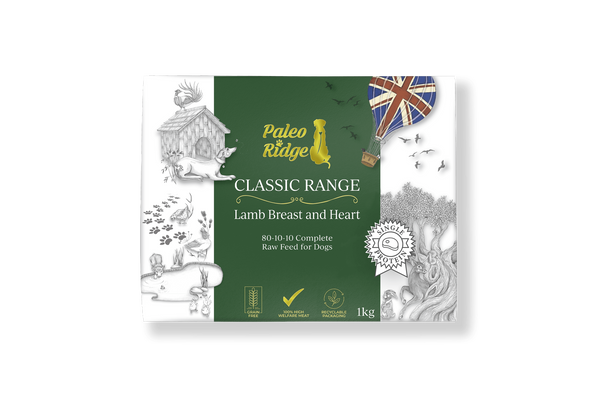 Paleo Ridge Lamb Breast & Heart 500g
