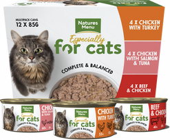 Natures Menu Adult Cat Multipack 12x85g