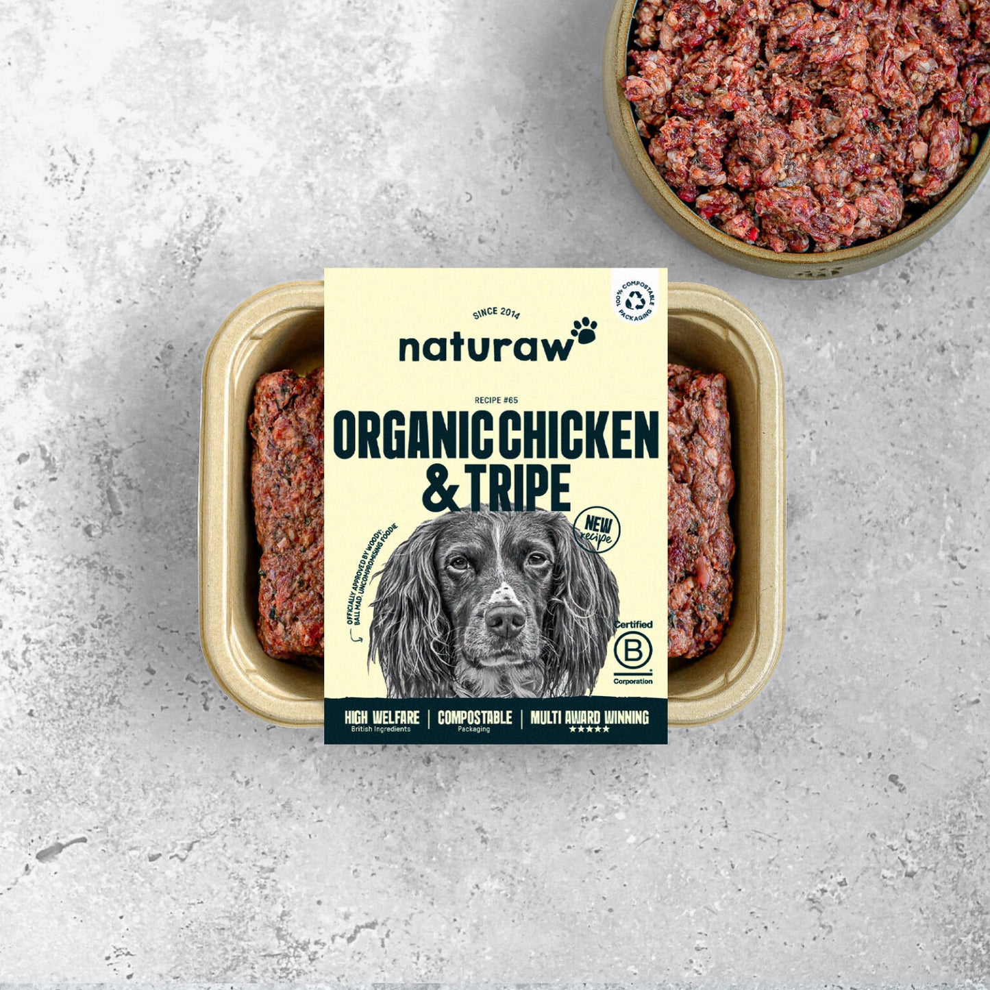 Naturaw organic chicken & tripe