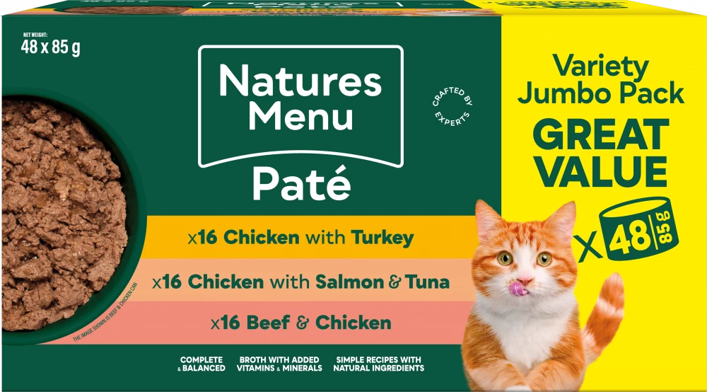 Natures Menu Multipack For Adult Cats - 48 pack
