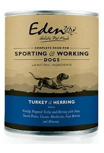 Eden Turkey & Herring 400g Dog