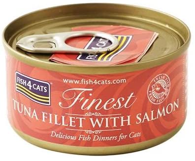 Fish4cats Tuna Fillet With Salmon 70g