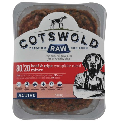 Cotswold Raw 80/20 Beef and Tripe 500g