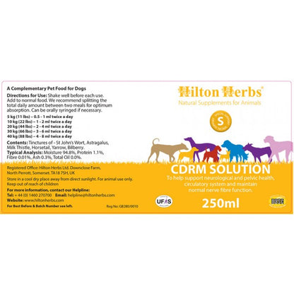 Hilton Herbs CDRM solution 250ml