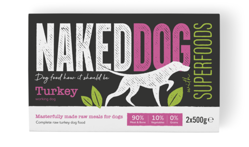 Naked Dog Superfoods Turkey 2 x 500g