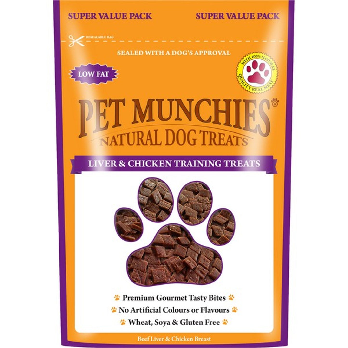 Pet Munchies Liver & Chicken Treats 150g