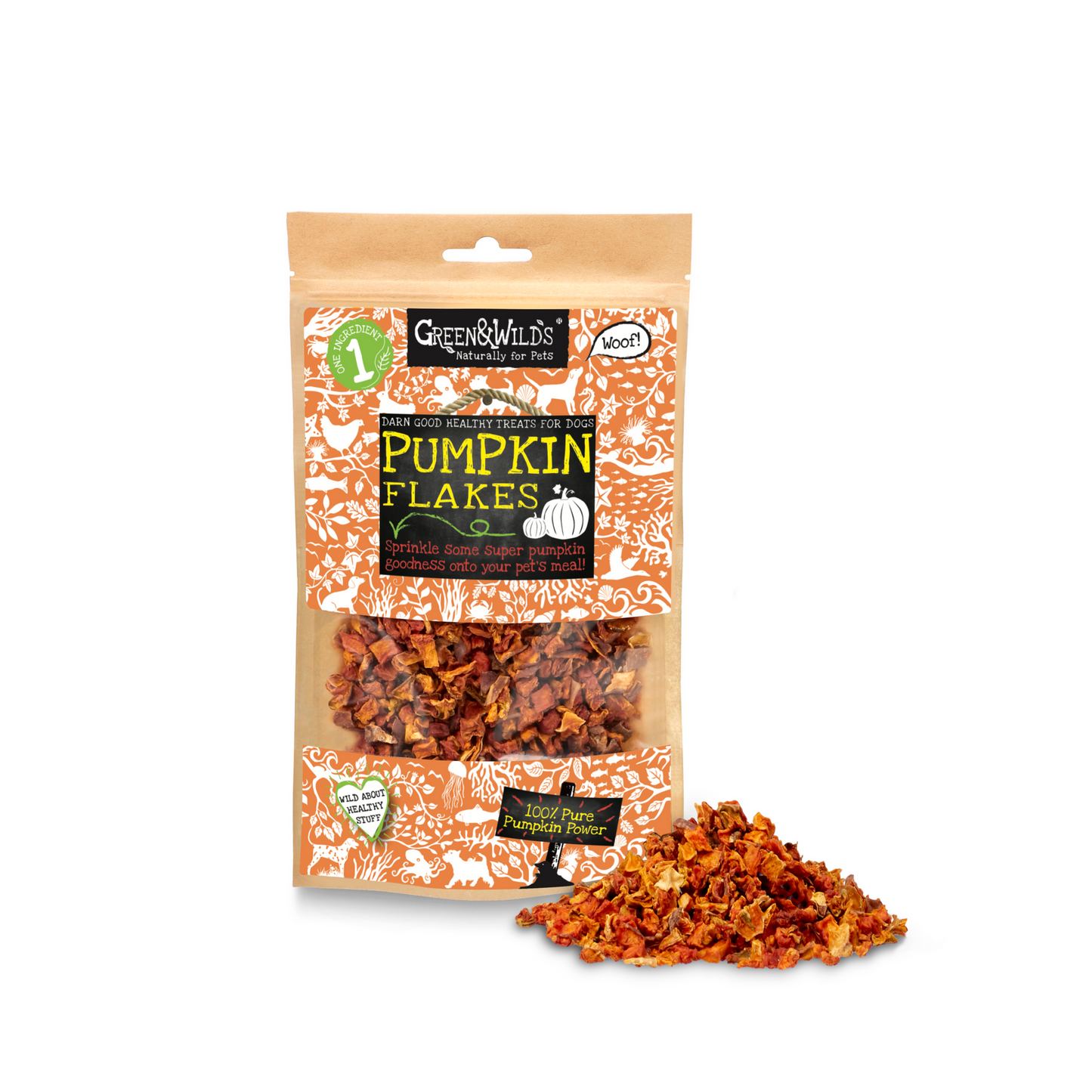 Green & Wilds pumpkin flakes