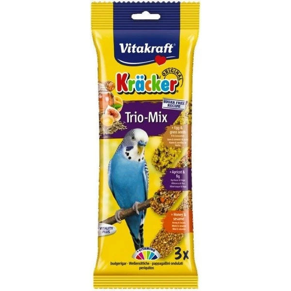 Vitakraft Budgie Kracker Honey/Egg/Grass