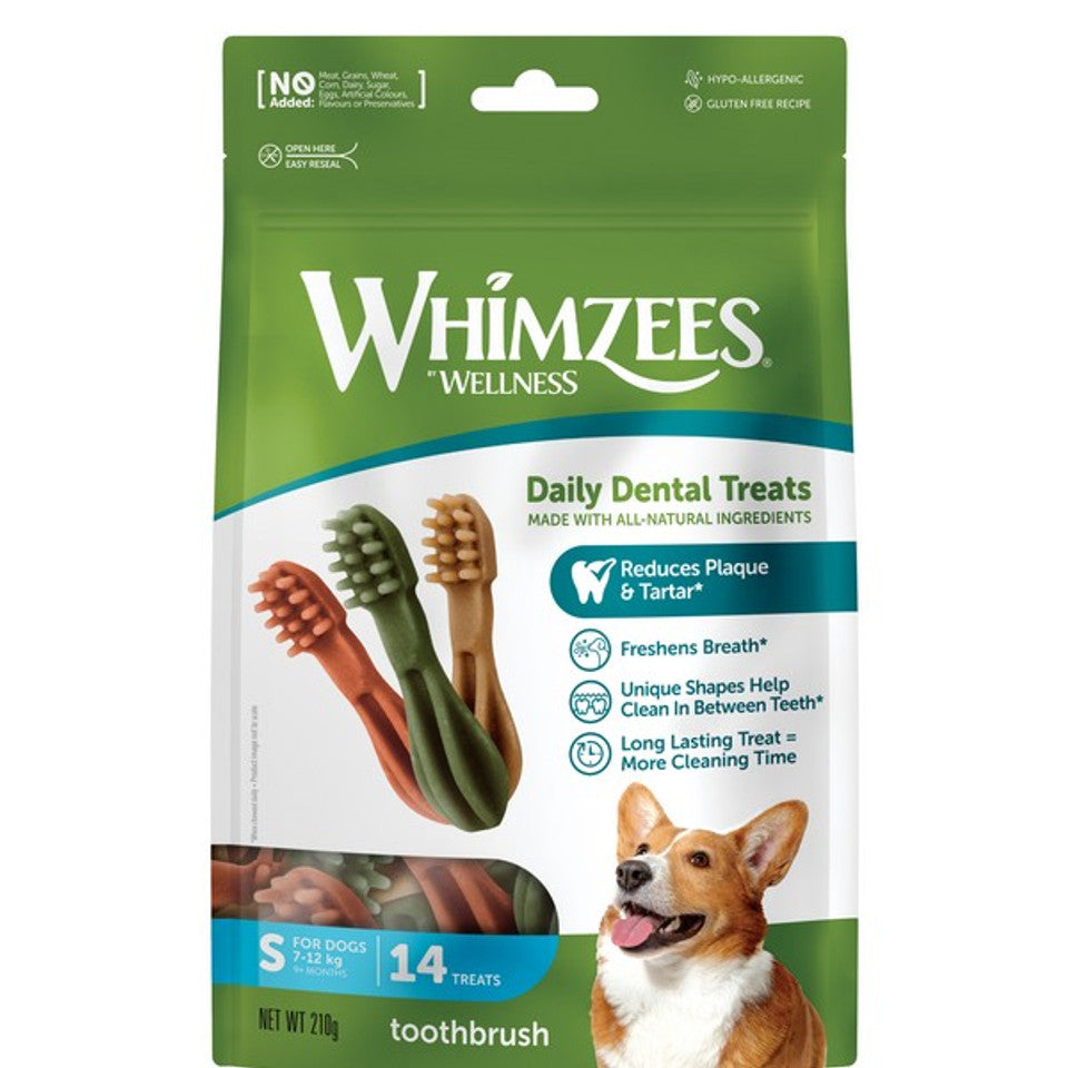 Whimzees Small Toothbrush Pack (14 Pack)