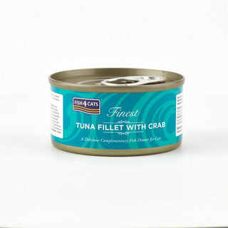 Fish4cats Tuna Fillet With Crab 70g