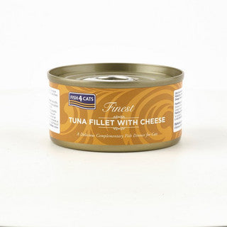 Fish4Cats Tuna Fillet With Cheese 70g