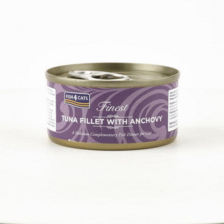 Fish4cats Tuna Fillet With Anchovy 70g