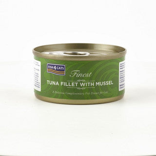 Fish4cats Tuna Fillet With Mussels 70g
