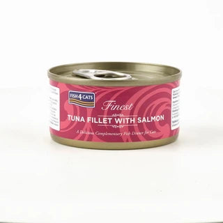Fish4cats Tuna Fillet With Salmon 70g