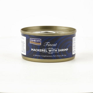 Fish4cats Mackerel with Shrimp 70g