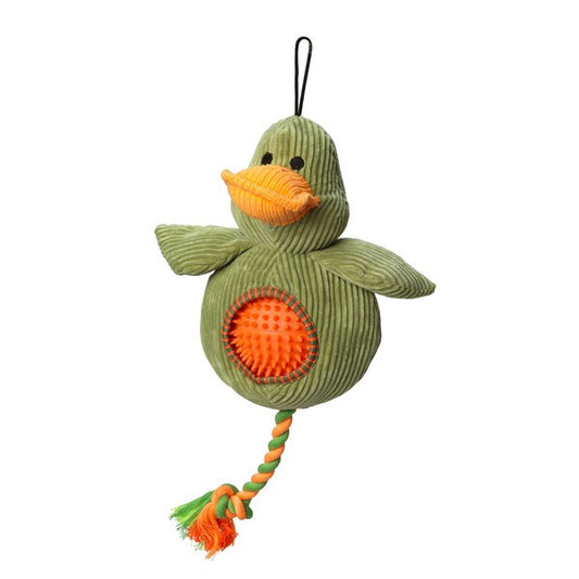 House of Paws Duck Plush w/ Spiky Ball