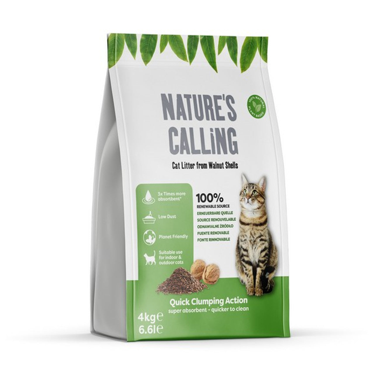 Natures Calling Cat Litter Pouch 4kg