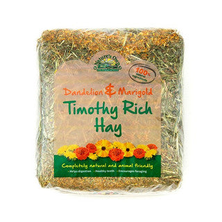 Natures own Pets Marigold & Dandelion Hay 1kg