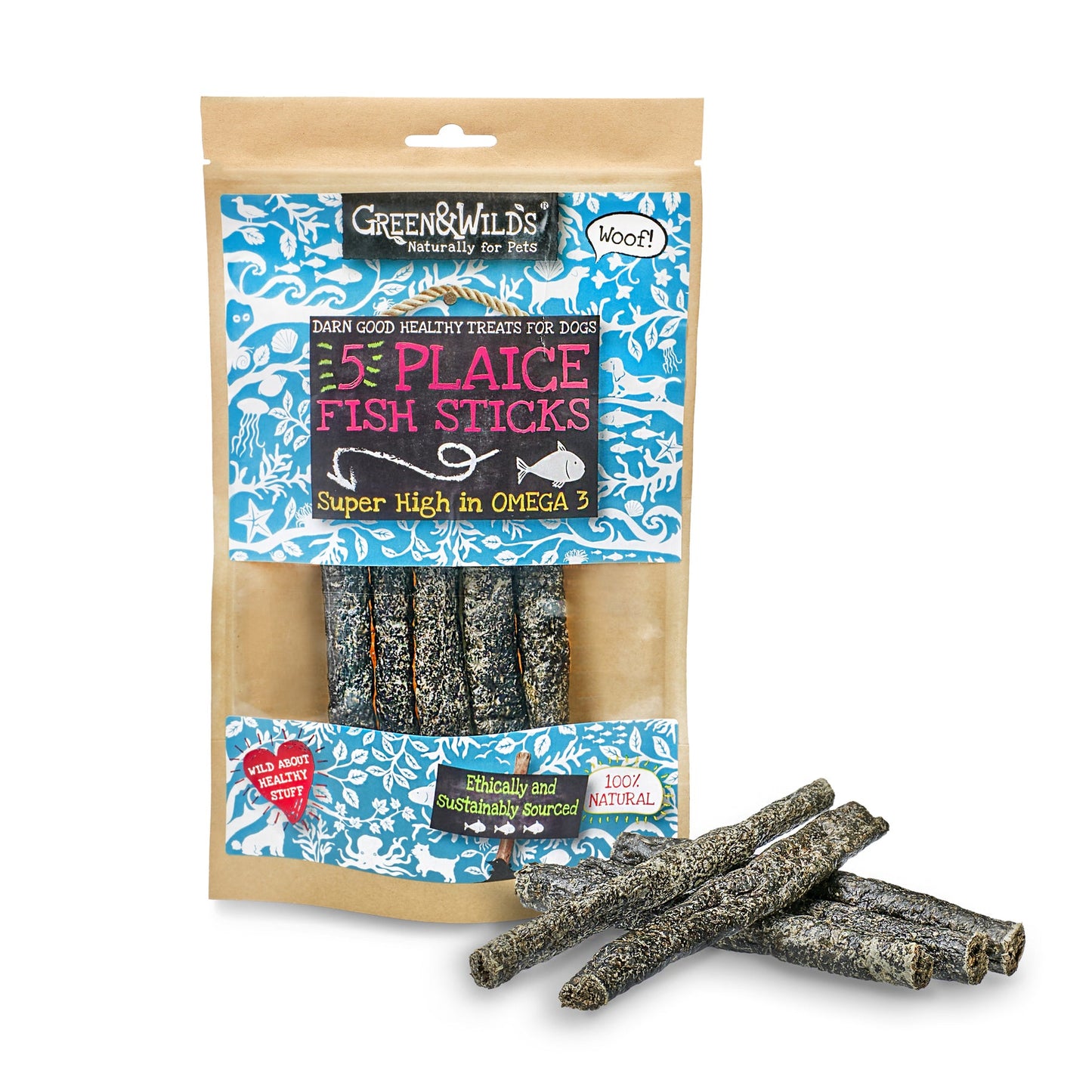 Green & Wilds Plaice Fish Sticks