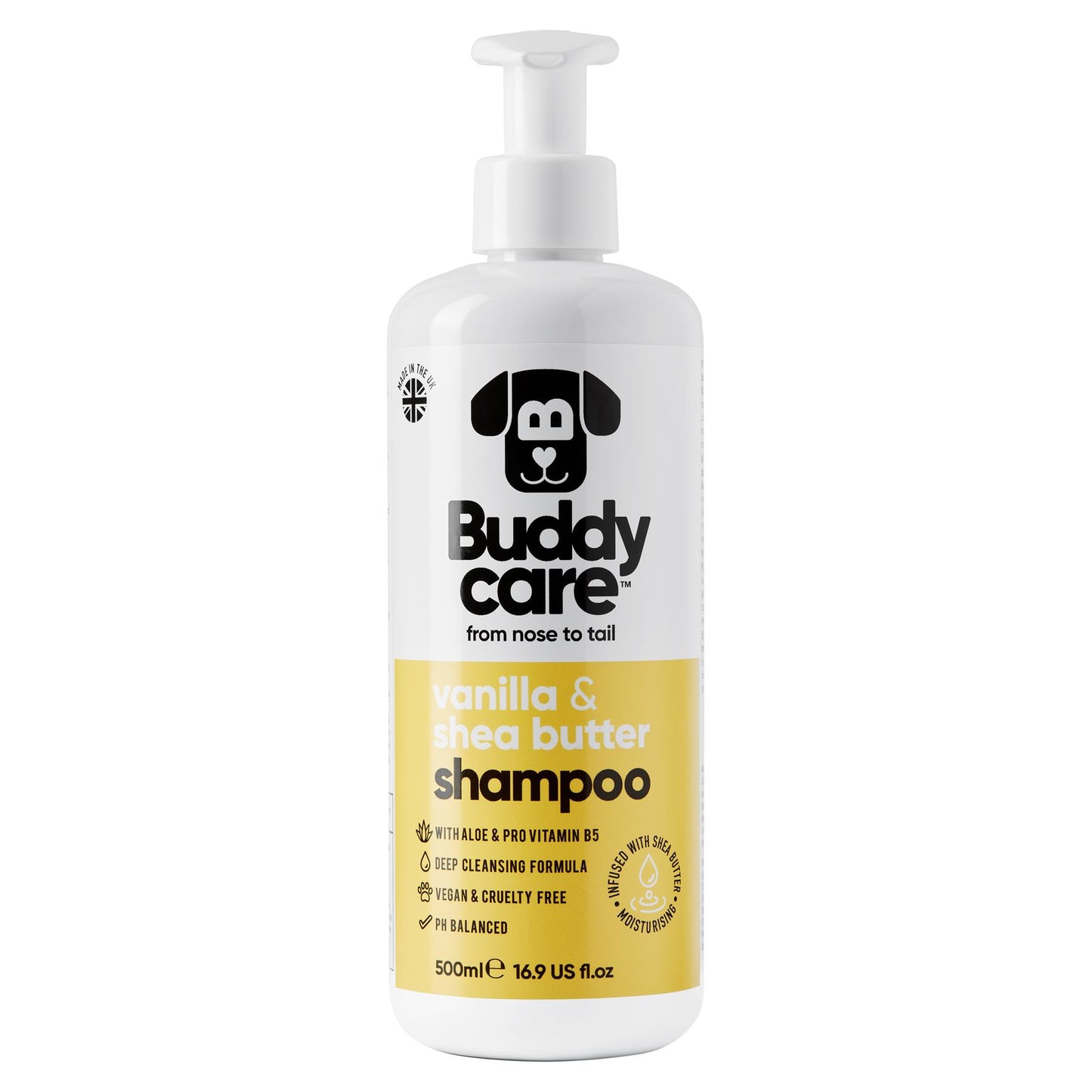 Buddycare Vanilla & Shea Butter Shampoo